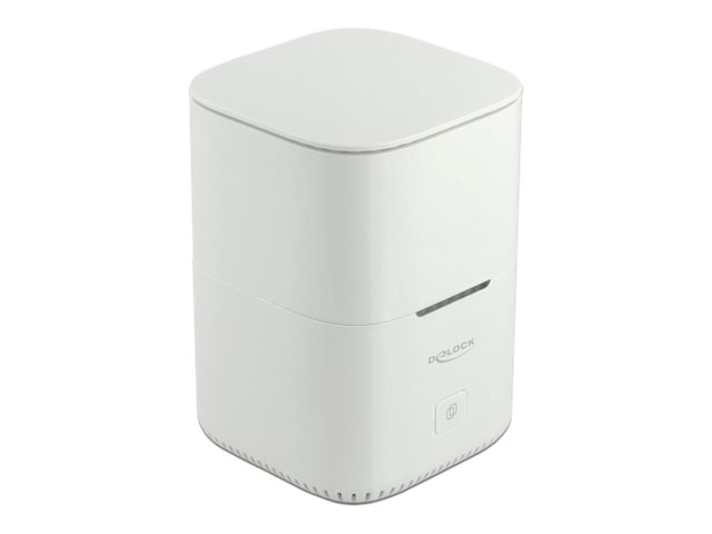 [63084] Delock USB Type-C 3.2 Docking Station for 2 x 2.5" SATA HDD / SSD with Clone Function - HDD-Dockingstation Schächte: 2 - 2,5" / 3,5" gemeinsam genutzt (6,4 cm/8,9 cm gemeinsam genutzt)
