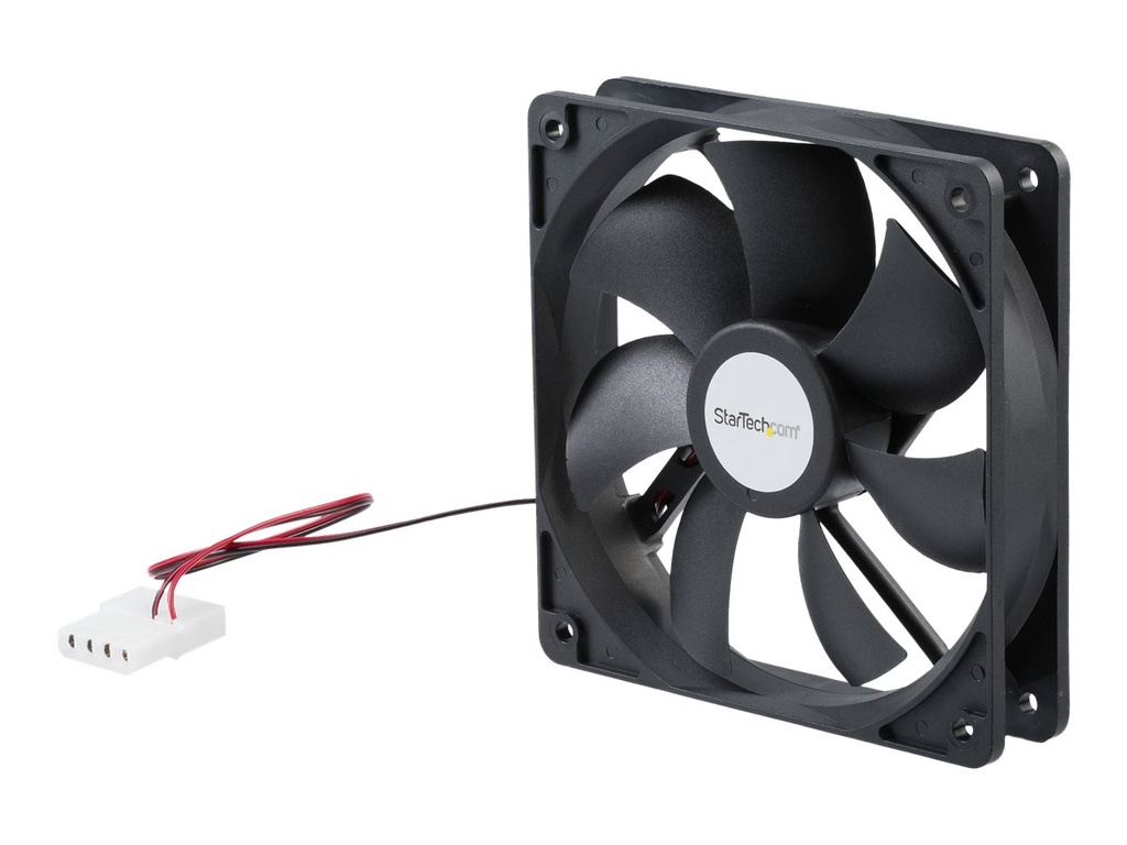 StarTech.com 120mm Gehäuselüfter - 12cm Lüfter für PC Gehäuse mit LP4 Molex Stecker (120mmx120mmx25mm)