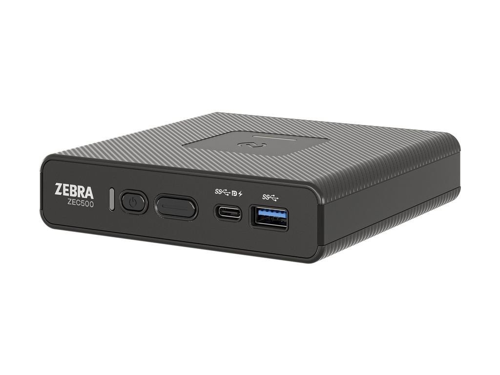Zebra ZEC500 - USFF - 5430 / 2.1 GHz - RAM 6 GB 64 GB - 1GbE, Wi-Fi 6E, Bluetooth 5.3 LE, NFC - WLAN: 802.11a/b/g/n/ac/ax (Wi-Fi 6E)
