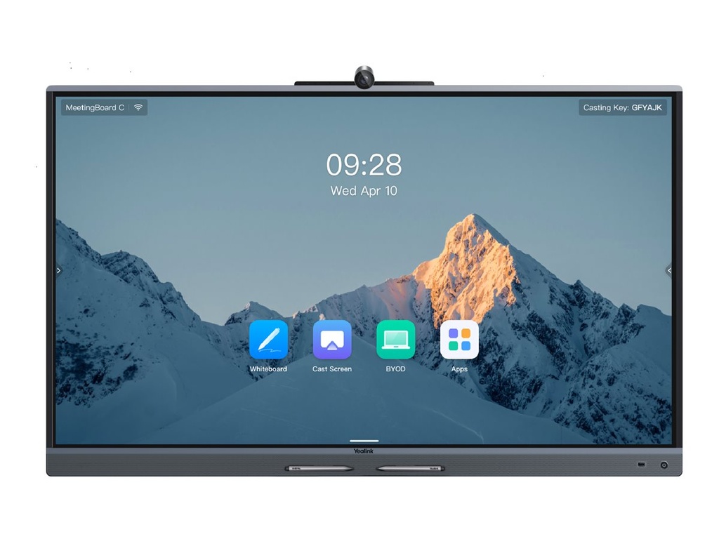 [1303287] Yealink MeetingBoard C - 165 cm (65") Diagonalklasse LCD-Display mit LED-Hintergrundbeleuchtung - interaktiv - mit integrierte interaktive Tafel, Touchscreen (Multitouch)