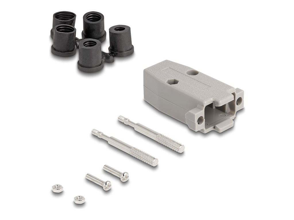 Delock Steckerhülle - Kunststoff, für 9-poligen