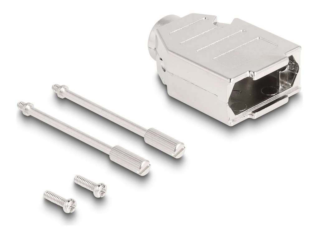 Delock D-Sub 9-poliges Steckergehäuse - Stecker