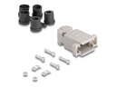 Delock D-Sub 9-poliges Steckergehäuse - Stecker
