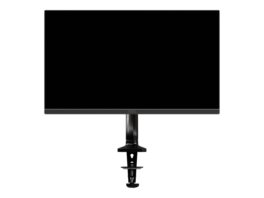 AOC AS110D0 - Befestigungskit - einstellbarer Arm - für LCD-Display - Aluminiumlegierung - Schwarz - Bildschirmgröße: bis zu 68,6 cm (bis zu 27 Zoll)