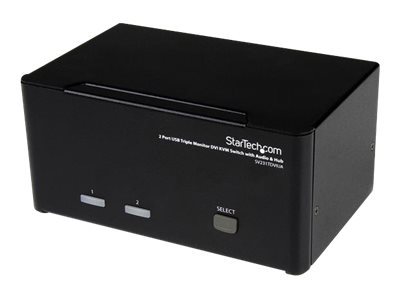 StarTech.com 2 Port Dreifach Monitor DVI USB