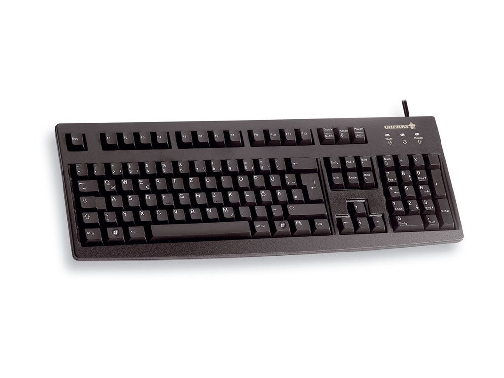 Cherry G83-6104 - Tastatur - USB - USA - Schwarz