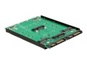 Delock Converter 2 x SATA 22 pin > Dualport 2