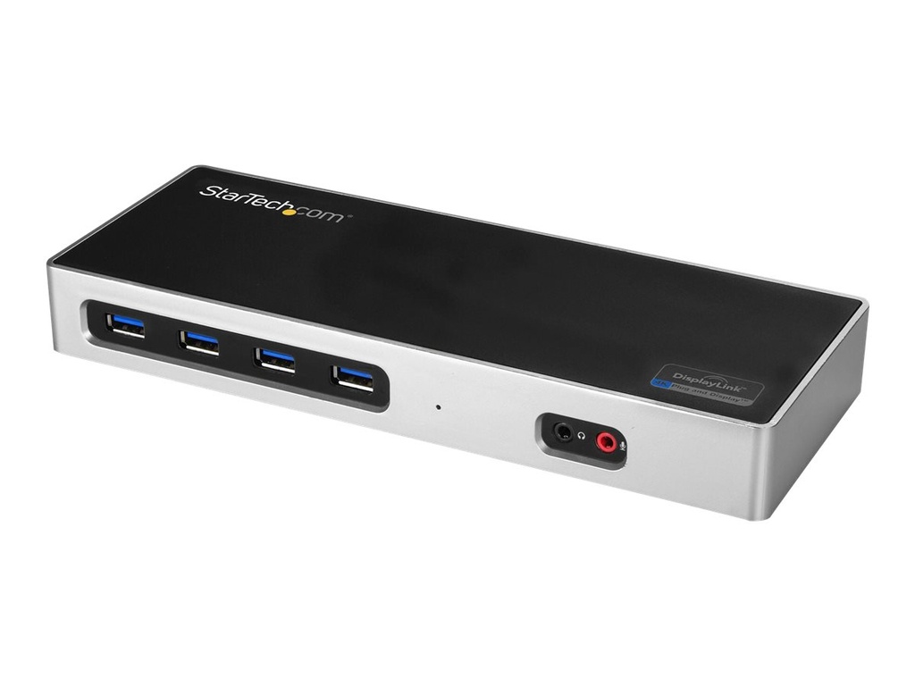 StarTech.com USB-C- und USB-A-Dock - Dual Monitor 4K 60Hz Dock DisplayPort + HDMI