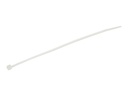 StarTech.com Kabelbinder - 152x3 mm, gebogene Spitze, weiß, 100 Stück - Kabelbinder - 15.24 cm - weiß - TAA-konform (Packung mit 100)