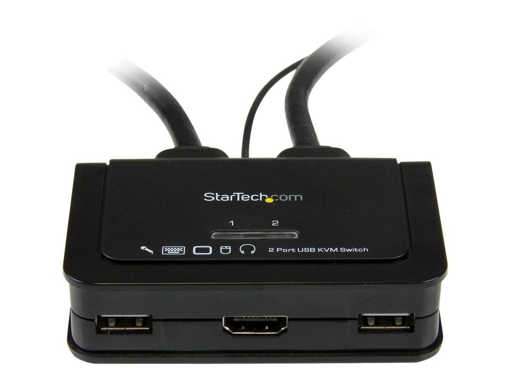 StarTech.com 2 Port USB HDMI KVM Switch mit Audio