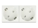 Delock Easy 45 - Steckdose - 2P - Typ F - mit