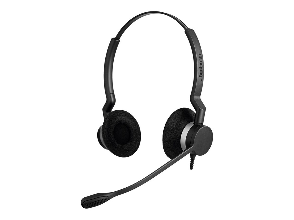 Jabra BIZ 2300 MS QD Duo - Headset - On-Ear - kabelgebunden