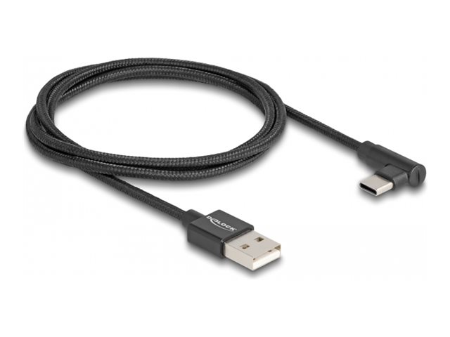 Delock USB-Kabel - USB (M) zu USB-C (M) gewinkelt