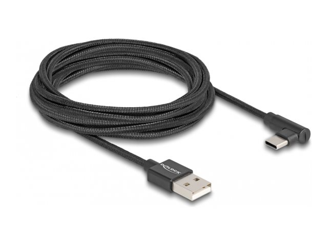 Delock USB-Kabel - USB (M) zu USB-C (M) gewinkelt