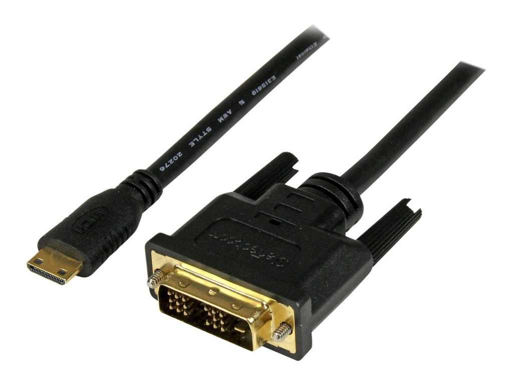 StarTech.com 1m Mini HDMI auf DVI Kabel - mini HDMI Typ-C / DVI-D Adapterkabel