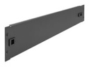 Delock Rack-Blindabdeckungsplatte - Schwarz - 2U - 48.3 cm (19")