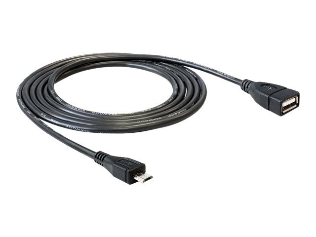 Delock USB-Kabel - Micro-USB Typ B (M) zu USB (W)