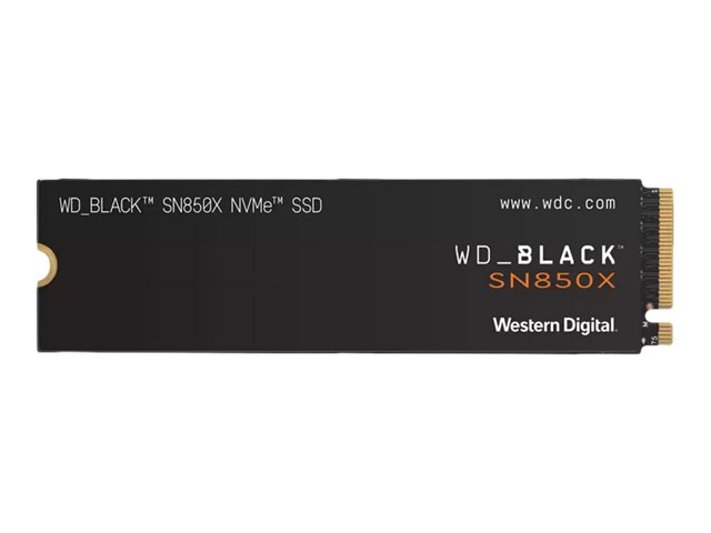 WD WD_BLACK SN850X NVMe SSD WDBB9G0080BNC - SSD - verschlüsselt - 8 TB - intern - M.2 2280 - PCIe 4.0 (NVMe)