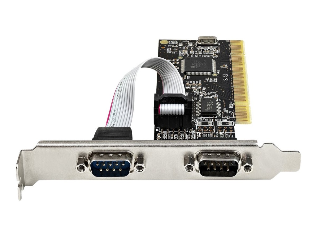 StarTech.com Startech RS232 PCI Karte - PCI auf 2 Serielle Port-Karte - PCI 2-Port DB9 Serielle Controller-Karte RS232 - Schnittstellenkarte - PCI Expansion - Erweiterungskarte für Desktops (PCI2S1P2)
