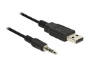 Delock Cable USB TTL male > 3.5 mm 4 pin stereo jack male 1.8 m (5 V)