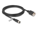 Delock Netzwerkkabel - 4-polig M12-D (W) zu RJ-45 (W)