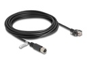 Delock Netzwerkkabel - 4-polig M12-D (W) zu RJ-45 (M)