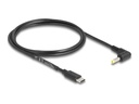 Delock Stromkabel - 24 pin USB-C (M) gerade zu Gleichstromstecker 4,0 x 1,7 mm (M)
