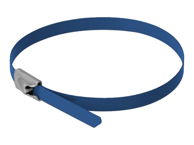 Delock Kabelbinder - 20 cm - Blau (Packung