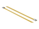 Delock Kabelbinder - 20 cm - Gelb (Packung