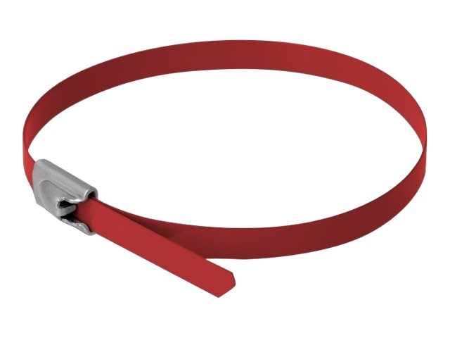 Delock Kabelbinder - 30 cm - Rot (Packung mit