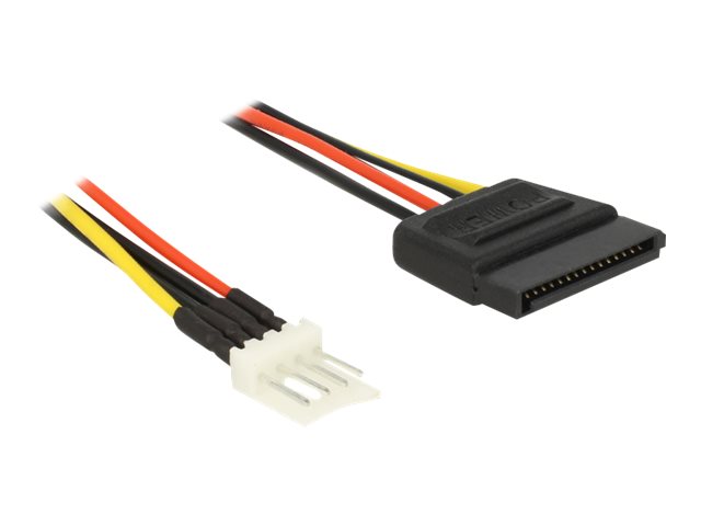 Delock Stromkabel - 4-Pin-Mini-Stromversorgungsstecker (M)