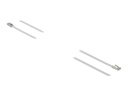 Delock Kabelbinder - 30 cm - weiß (Packung