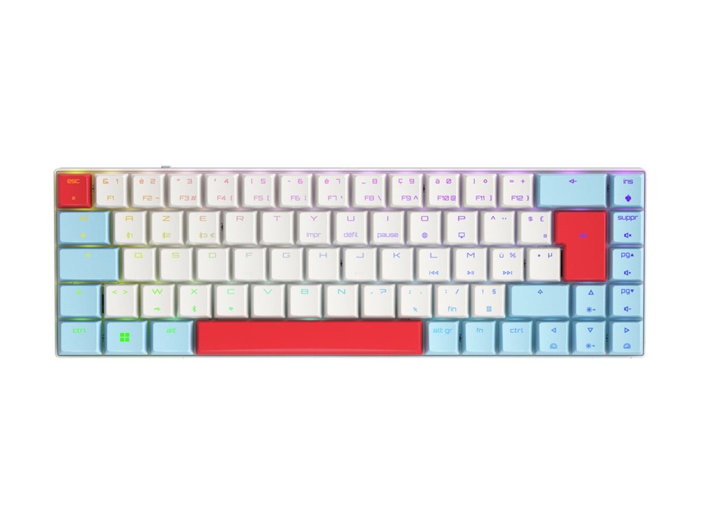 Cherry MX LP 2.1 - Tastatur - kompakt - Hintergrundbeleuchtung