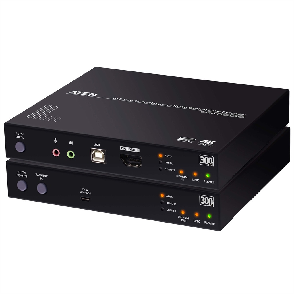 ATEN CE980 USB True 4K DisplayPort/HDMI Optical KV - DisplayPort - DisplayPort