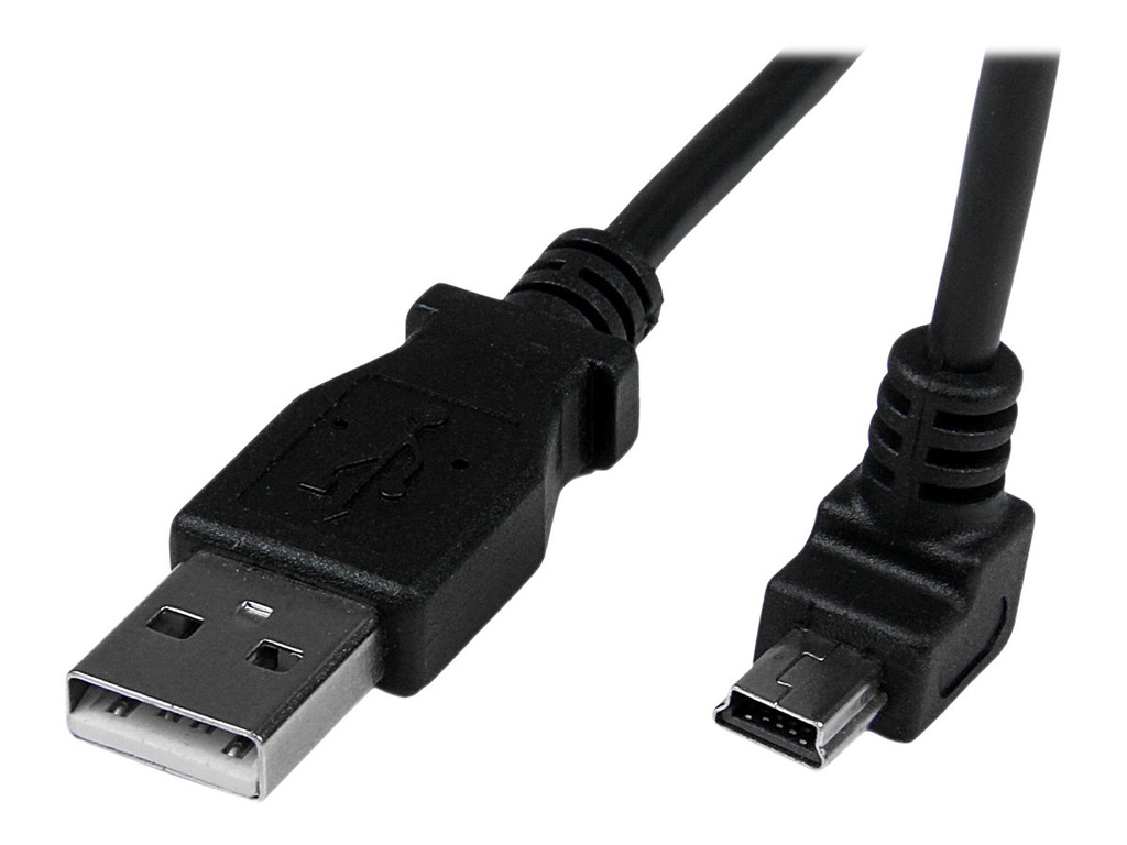 StarTech.com 2m USB auf Mini USB Anschlusskabel abgewinkelt - USB A zu Mini B Kabel - 1 x USB A (St)