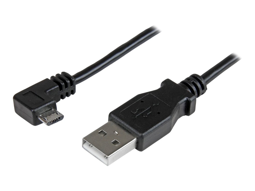 StarTech.com StarTech Micro USB Lade- und Sync-Kabel St/St - Rechts gewinkelt Micro-USB - 0,5m - USB-Kabel - Micro-USB Typ B (M)