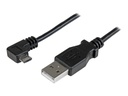StarTech.com Micro USB Lade- und Sync-Kabel St/St - Rechts gewinkelt Micro-USB - 0,5m - USB-Kabel - Micro-USB Typ B (M)