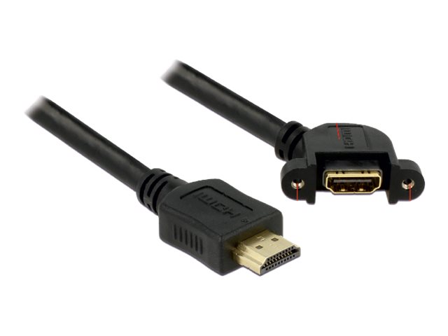 Delock HDMI-Kabel mit Ethernet - HDMI männlich