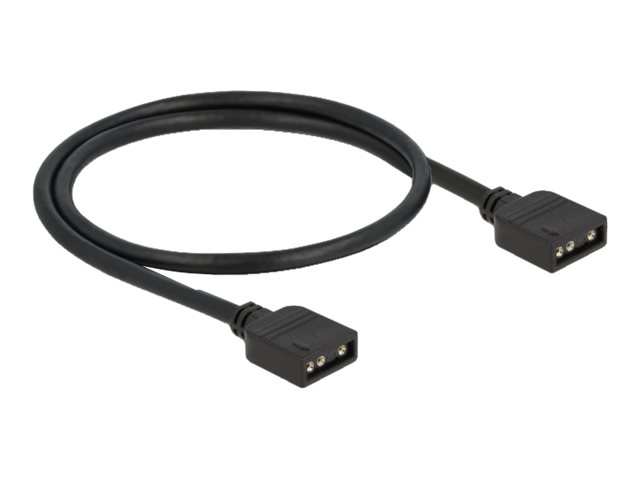 Delock RGB LED-Kabel - 3-polig ARGB (W) zu 3-polig ARGB (W)