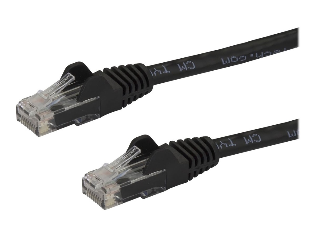 StarTech.com 1,5m CAT6-Kabel - Patchkabel - schwarz - snagless - Patch-Kabel - RJ-45 (M)