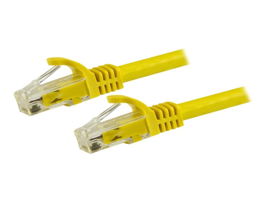 StarTech.com 7,5m CAT6-Kabel - Patchkabel - gelb - Snagless - Patch-Kabel - RJ-45 (M)