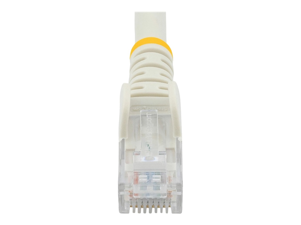 StarTech.com Startech 50cm CAT6 Ethernet Cable, 10 Gigabit Snagless RJ45 650MHz 100W PoE Patch Cord, CAT 6 10GbE UTP Network Cable w/Strain Relief, White, Wiring is UL Certified/TIA - Category 6 - 24AWG (N6PATC50CMWH)