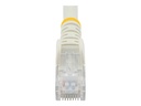 StarTech.com Startech 50cm CAT6 Ethernet Cable, 10 Gigabit Snagless RJ45 650MHz 100W PoE Patch Cord, CAT 6 10GbE UTP Network Cable w/Strain Relief, White, Wiring is UL Certified/TIA - Category 6 - 24AWG (N6PATC50CMWH)