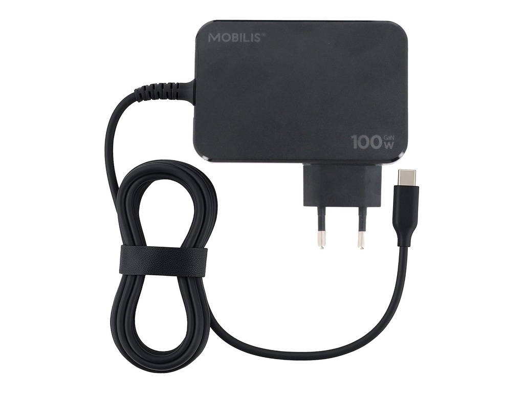 [020023] Mobilis Netzteil - GaN - 100 Watt - PD/PPS, PD, Fast Charge (USB-C)