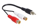 Delock Audio-Adapter - RCA männlich zu RCA