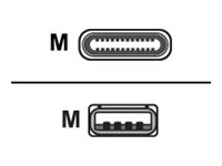 Zebra USB-Kabel - 24 pin USB-C (M) schraubbar zu USB (M)