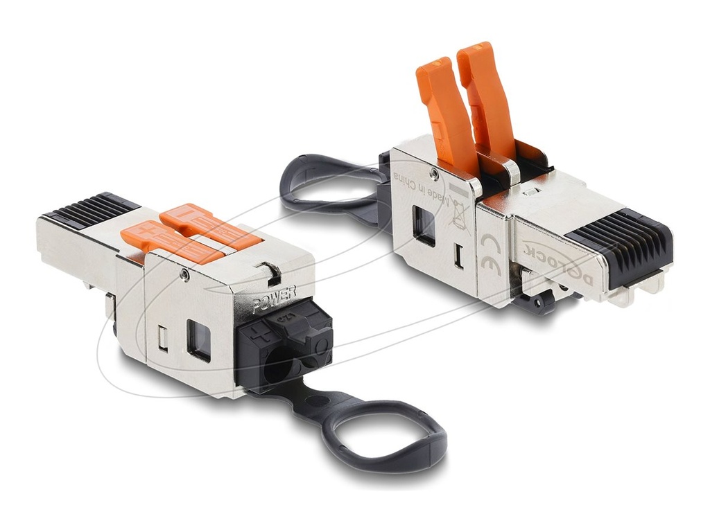 [90710] Delock Netzwerkanschluss - RJ-45 (M) Schloss