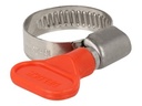 Delock Butterfly - Schlauchschelle - geeignet für 16 - 25 mm Schlauch - Rot (Packung mit 10)