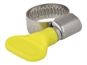 Delock Schlauchschelle - geeignet für 13 - 19 mm Schlauch - Gelb (Packung mit 10)