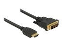Delock Adapterkabel - HDMI männlich zu DVI-D